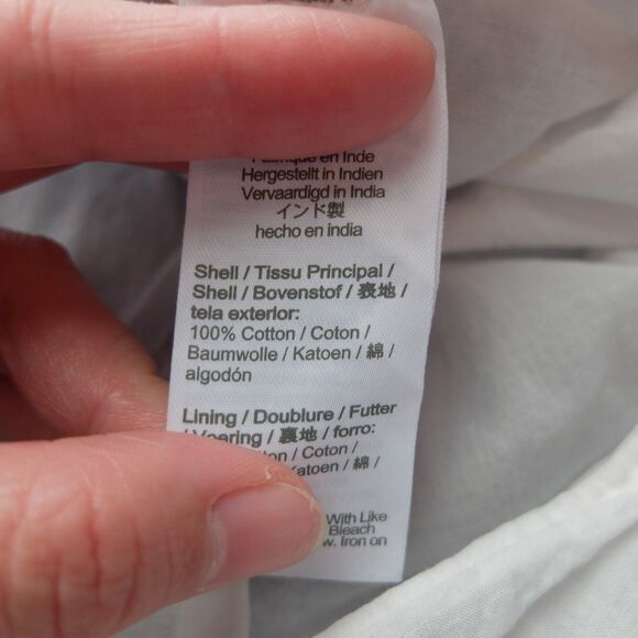 J Crew Blue and White Floral Tiered Cotton Mini Skirt Size Small - Picture 4 of 5